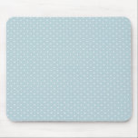 Tapis De Souris Motif de pois blanc bleu Girly mignon à la mode<br><div class="desc">Un motif de pois bleu et blanc mignon à la mode girly. Un minable arrière - plan élégant chic de conception de pois. L'idée douce parfaite de cadeau pour la sa ou n'importe qui à toute occasion.</div>