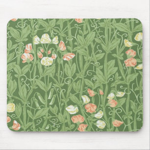 Tapis De Souris Motif de pois de senteur William Morris, botanique