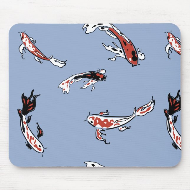 Tapis De Souris Motif de poisson Koi Carp (Devant)