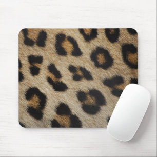 Tapis De Souris Motif de poster de animal de fourrure de léopard t
