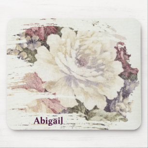 Tapis De Souris Motif de rembourrage rose rétro