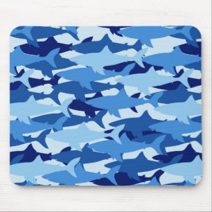 Tapis De Souris Motif de requin bleu