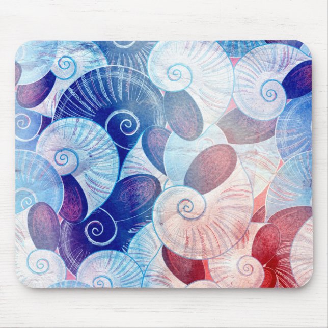 Tapis De Souris Motif de scène de coquillage (Devant)