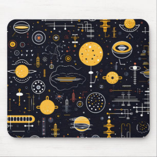 Tapis De Souris Motif de science-fiction