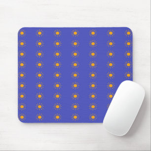 Tapis De Souris Motif de soleil jaune