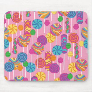 Tapis De Souris Motif de sucrerie de lucettes