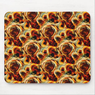 Tapis De Souris Motif de tache transparente marron mignon