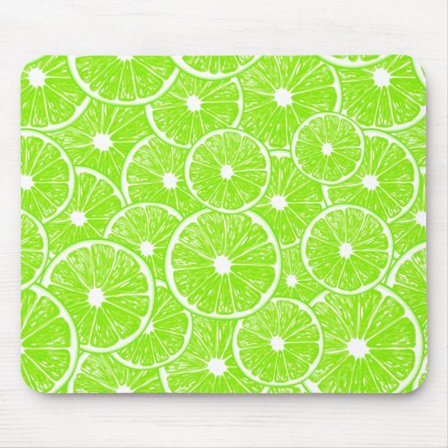 Tapis De Souris Motif de tranches de chaux (Devant)