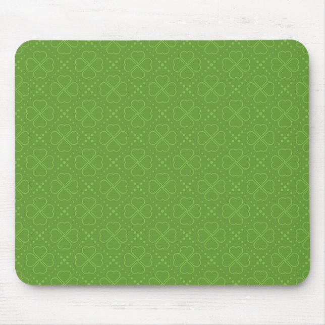 Tapis De Souris Motif de trèfle de coeur (Devant)