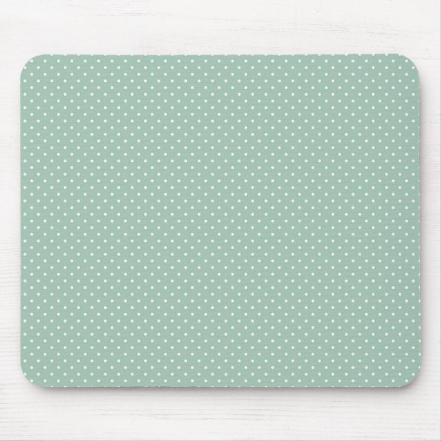 Tapis De Souris Motif de très bon goût de vert de menthe de pindot (Devant)