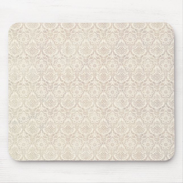 Tapis De Souris Motif de vanille de damassé (Devant)