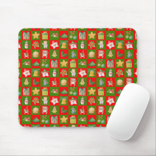 Tapis De Souris Motif décoratif de Noël sans couture