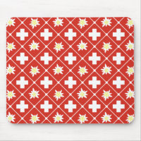 Motif d'edelweiss de la Suisse