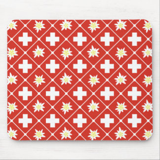 Tapis De Souris Motif d'edelweiss de la Suisse
