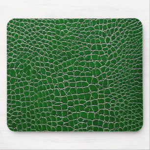 Tapis De Souris Motif d'effet de cuir vert