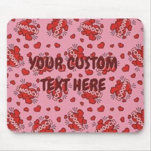 Tapis De Souris Motif d'effet sonore de bande dessinée