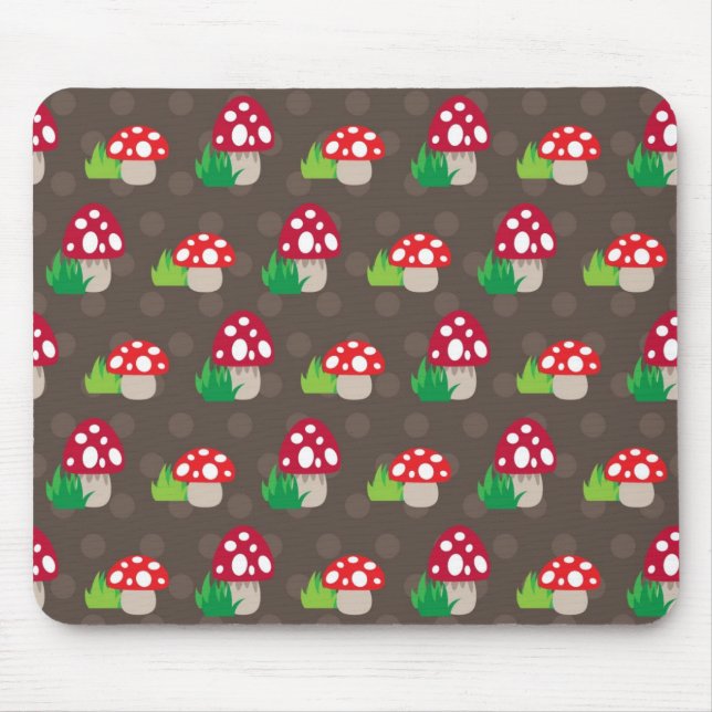 Tapis De Souris motif d'enfants de champignon (Devant)