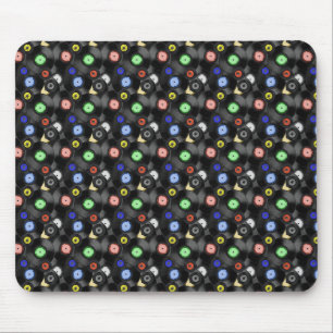 Tapis De Souris Motif d'enregistrements