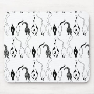 Tapis De Souris Motif des boutons de chat