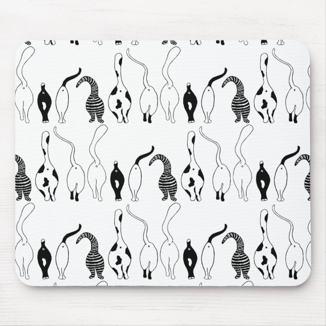 Tapis De Souris Motif des boutons de chat (Devant)