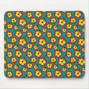 Tapis De Souris Motif des fleurs tropicales de l'Hibiscus rouge ja