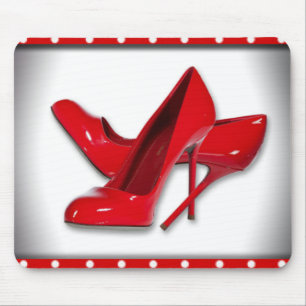 Tapis De Souris Motif des Pois de Red High Heels