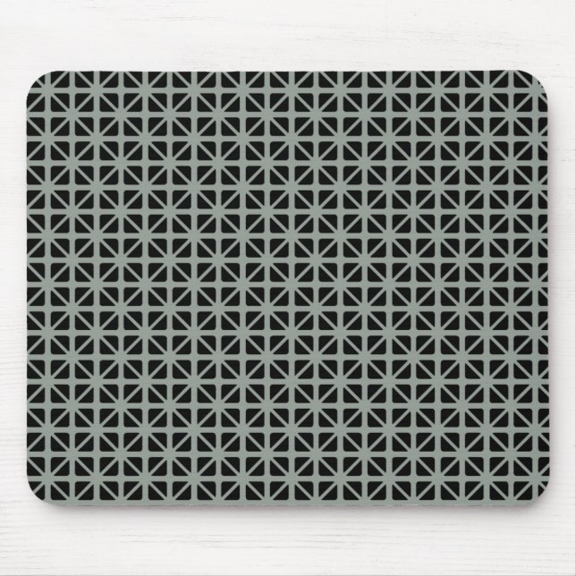 Tapis De Souris Motif des triangles noirs (Devant)