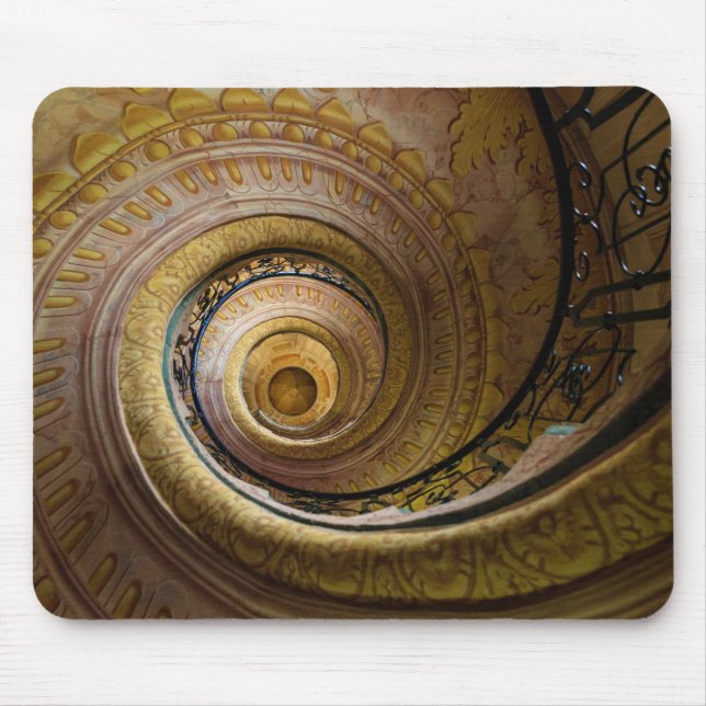 Tapis De Souris Motif d'escalier en spirale (Devant)