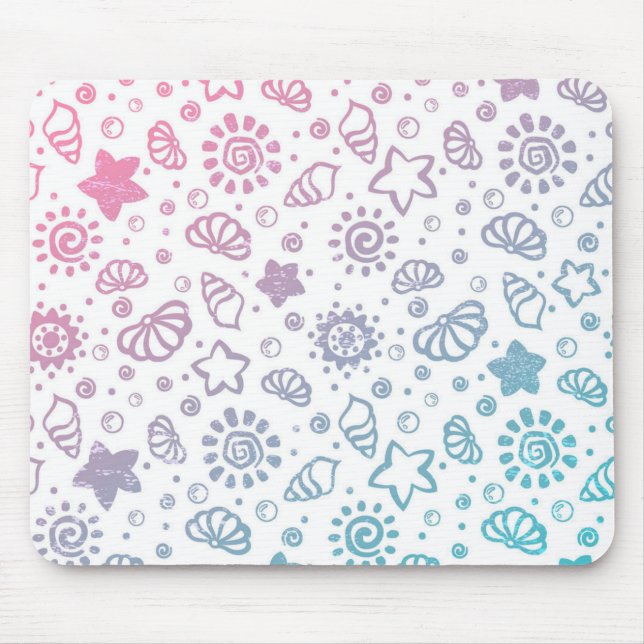 Tapis De Souris Motif d'été (Devant)