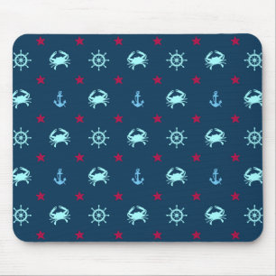 Tapis De Souris Motif d'étoile nautique