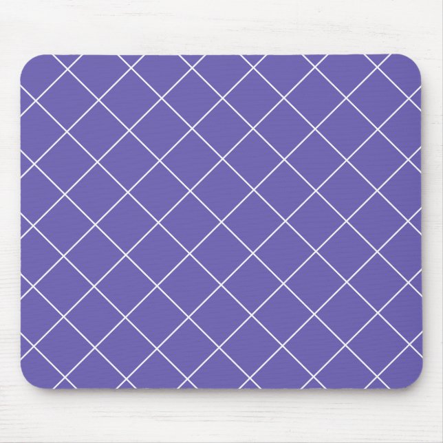 Tapis De Souris Motif diamant violet (Devant)