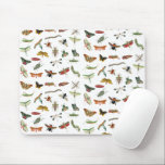 Tapis De Souris Motif d'illustration coloré d'insectes Vintages<br><div class="desc">Un bel insecte coloré illustration motif présentant différents types d'insectes,  insectes,  papillons,  chenilles,  etc. Un design idéal pour tous ceux qui aiment la nature,  les insectes,  les insectes,  les illustrations vintages,  etc.</div>
