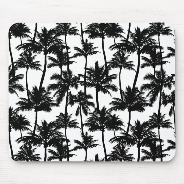 Tapis De Souris Motif d'ombre Palm Tree (Devant)
