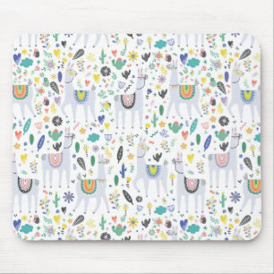 Tapis De Souris Motif Doodle Alpaca