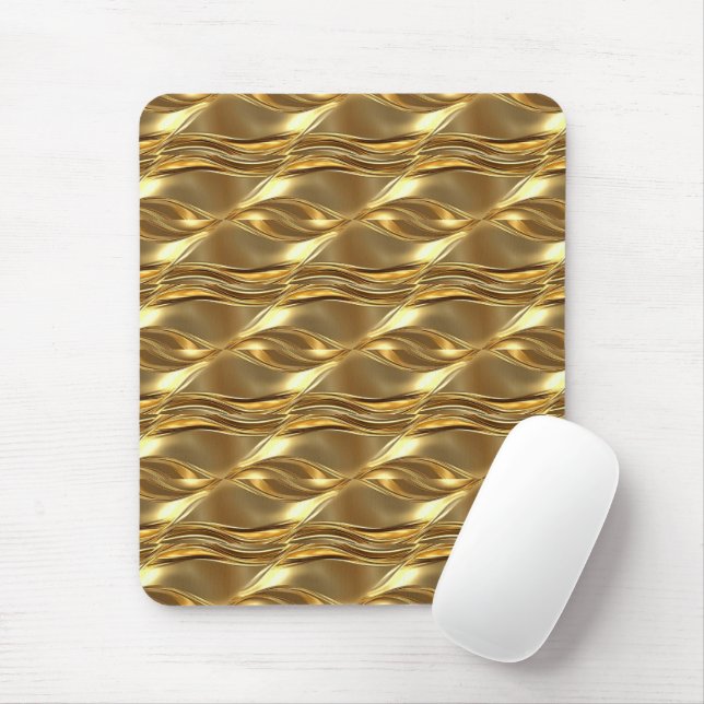 Tapis De Souris Motif doré captivant (Avec souris)