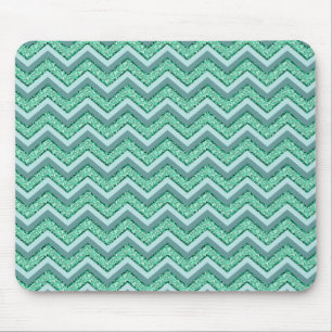 Tapis De Souris Motif Emerald Chevron à facettes