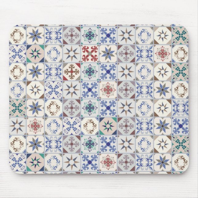 Tapis De Souris Motif en céramique (Devant)