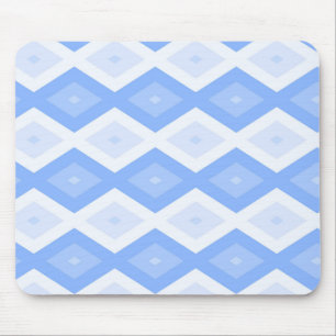 Tapis De Souris Motif en diamant bleu pâle