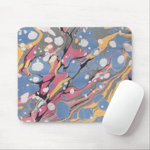 Tapis De Souris Motif en marbre bleu italien