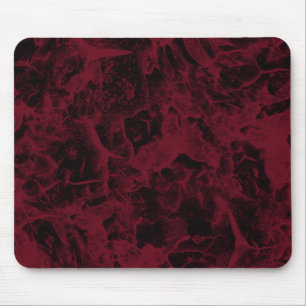 Tapis De Souris Motif en marbre noir et rouge.