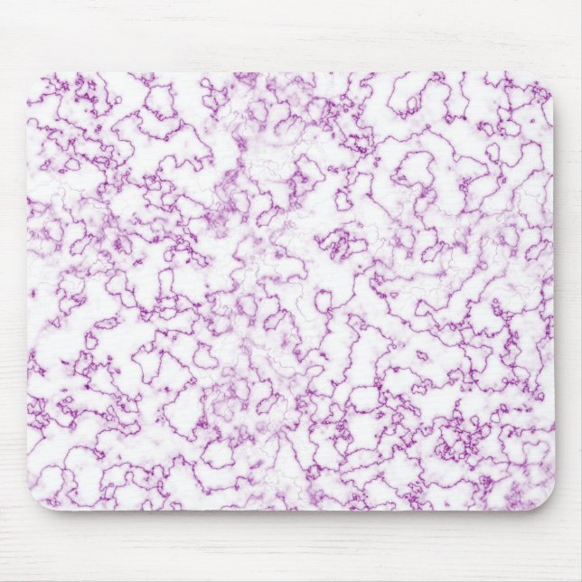 Tapis De Souris Motif en marbre violet (Devant)
