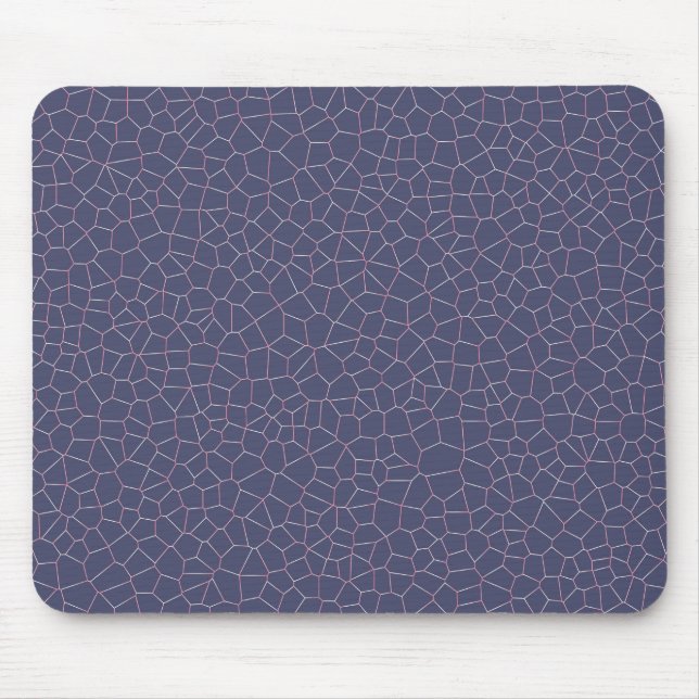 Tapis De Souris Motif en marbre violet géométrique moderne | (Devant)