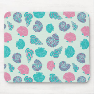 Tapis De Souris Motif en pastel 1 de coquillage