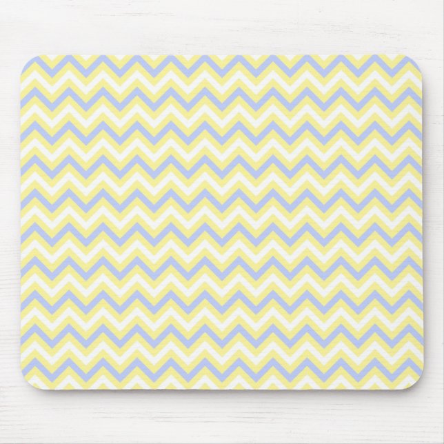 Tapis De Souris Motif en pastel de Chevron (Devant)