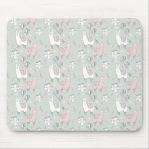 Tapis De Souris Motif en pastel de lama