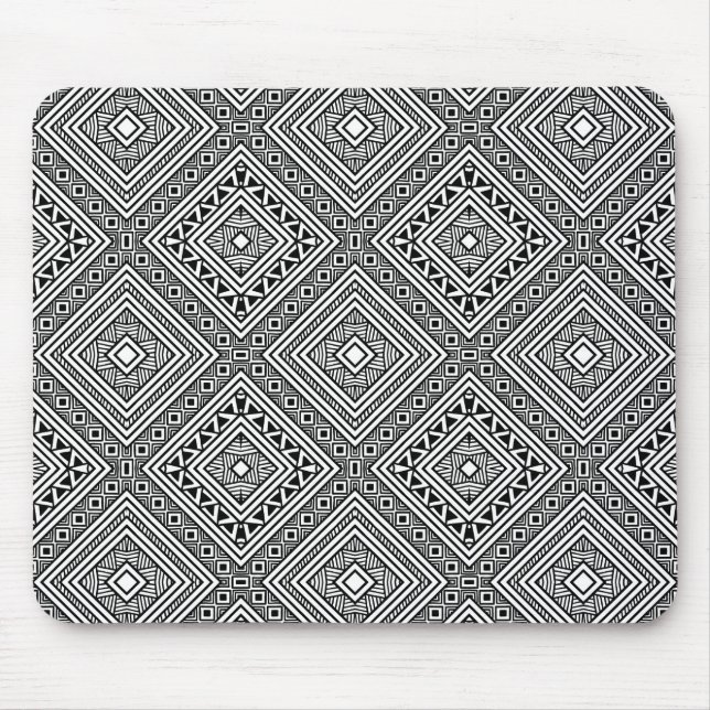 Tapis De Souris Motif ethnique sans couture (Devant)