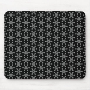Tapis De Souris Motif étoile - gris sur noir