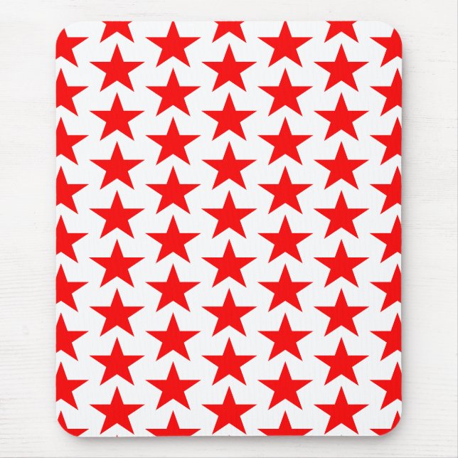 Tapis De Souris Motif étoile rouge (Devant)