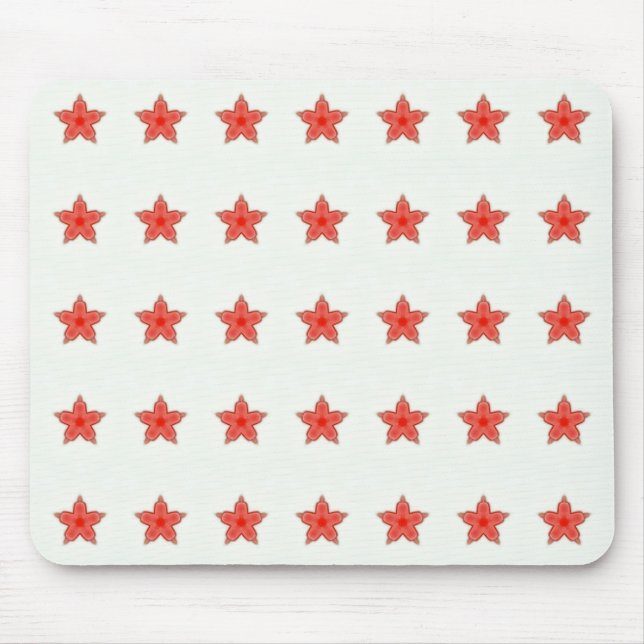 Tapis De Souris motif étoile rouge mousepad (Devant)
