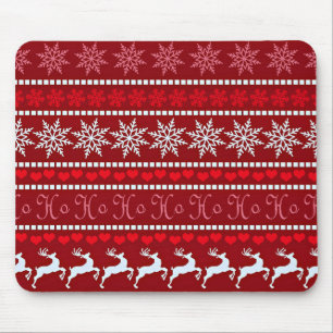Tapis De Souris Motif Festif Noël Snowflake